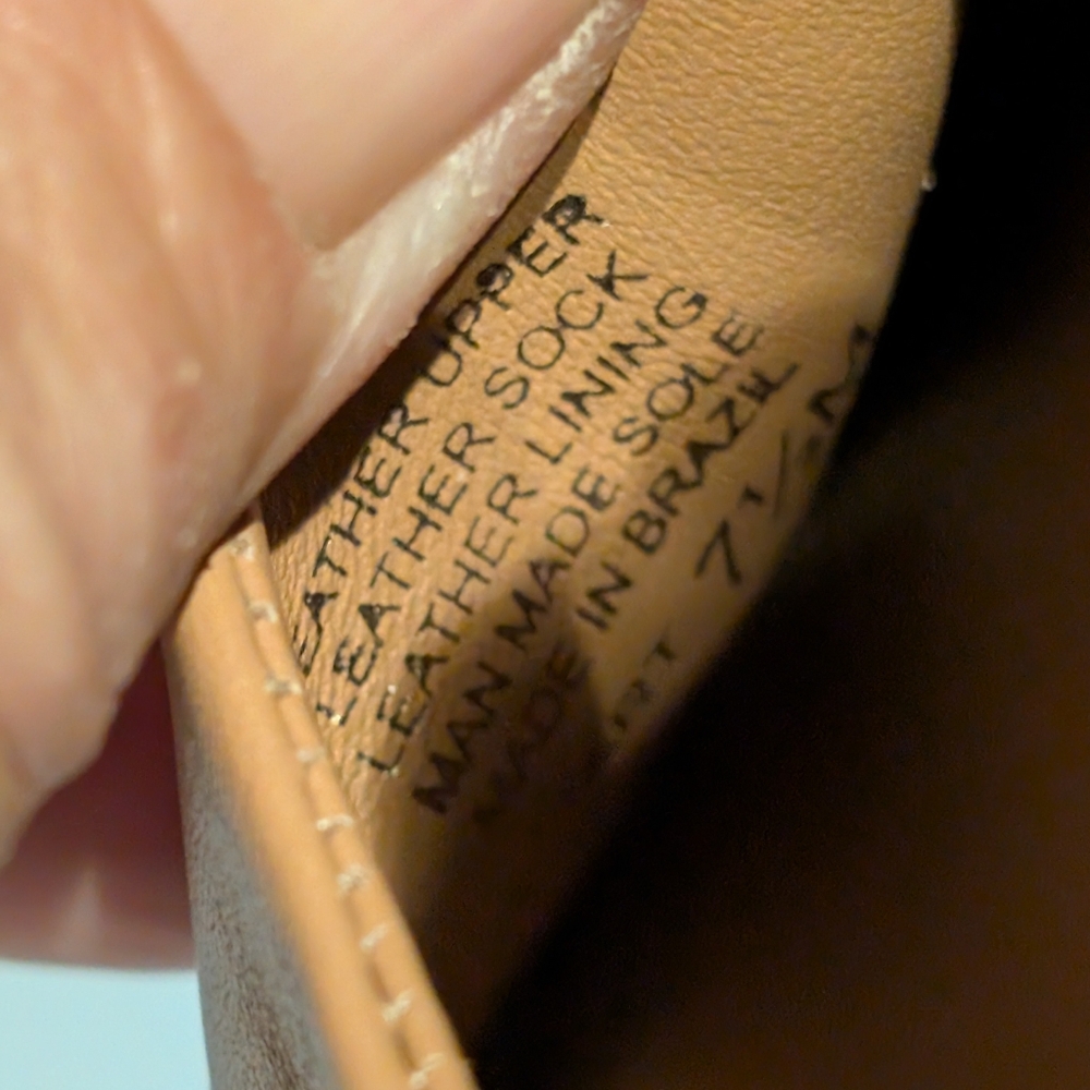 Antonio Melani Tan Flats Leather Sz. 7 1/2 - Picture 8 of 12